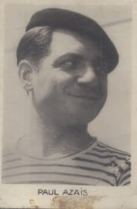 Paul Azais. Photographie de la collection des bonbons et chocolats Loriot. Collection Cinéma "Mes vedettes". Série I. N° 31.