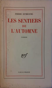 Les sentiers de l'automne. Roman.