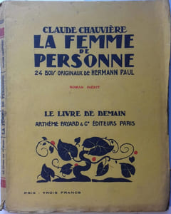 La femme de personne. Roman inédit.