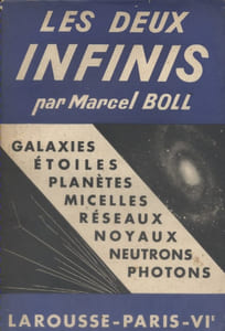 les deux infinis. Galaxies, étoiles, planètes, micelles, réseaux, noyaux, neutrons, photons.