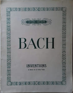 Inventions à deux et à trois voix pour piano.