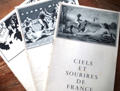 Ciels et sourires de France. 3 numéros de cette revue médicale contenant au total 11 photographies de Willy Ronis.