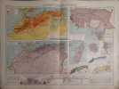 Colonies françaises d'Afrique. Carte N° 68-69 extraites de l'Atlas classique (Géographie moderne).. SCHRADER F. - GALLOUEDEC L. 