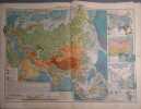 Asie physique. Carte N° 72-73 extraite de l'Atlas classique (Géographie moderne).. SCHRADER F. - GALLOUEDEC L. 