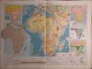 Afrique physique. Carte N° 80-81 extraite de l'Atlas classique (Géographie moderne).. SCHRADER F. - GALLOUEDEC L. 