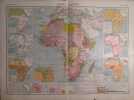 Afrique politique. Carte N° 84-85 extraite de l'Atlas classique (Géographie moderne).. SCHRADER F. - GALLOUEDEC L. 