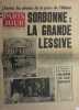 Paris Jour. Quotidien N° 2722 : Sorbonne, la grande lessive. Toutes les photos de la prise de l'Odéon.. PARIS JOUR Juin 1968 