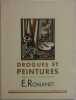 Drogues et peintures N° 41. E. Romanet.. DROGUES ET PEINTURES - Un hors-texte en couleurs.