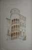 L'escalier Minelli à Venise. Planche extraite de la publication mensuelle Croquis d'architecture, Intime-club.. VENISE 