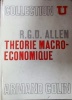 Théorie macroéconomique. Une étude mathématique.. ALLEN R.G.D. 