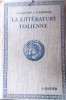 La littérature italienne par les textes.. VALENTIN A. - BARINCOU E. 