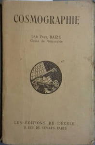 Cosmographie. Classe de philosophie.
