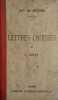 Lettres choisies. Nouvelle édition collationnée sur les meilleurs textes.. SEVIGNE (Mme de) 