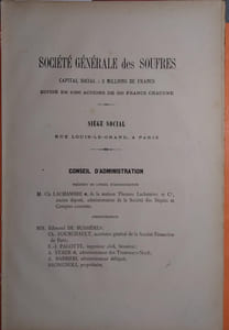 Présentation des centres de production de soufre en Italie (Botella, Catane, Cesena)