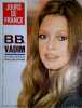 Jours de France N° 927. Brigitte Bardot en couverture. B.B. - Vadim, le couple retrouvé, par Léon Zitrone.. JOURS DE FRANCE 