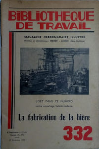 La fabrication de la bière.