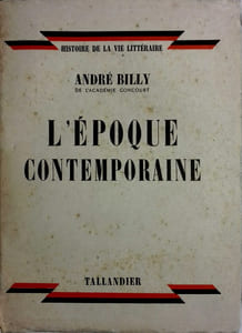 L'époque contemporaine (1905-1930).