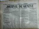 Journal de Genève. National, politique et littéraire. 87e année. N° 15.. JOURNAL DE GENEVE 87e année 