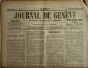 Journal de Genève. National, politique et littéraire. 87e année. N° 34.. JOURNAL DE GENEVE 87e année 