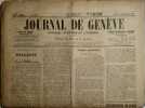 Journal de Genève. National, politique et littéraire. 85e année N° 260.. JOURNAL DE GENEVE 85e année 