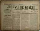 Journal de Genève. National, politique et littéraire. 85e année N° 264.. JOURNAL DE GENEVE 85e année 