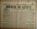 Journal de Genève. National, politique et littéraire. 85e année N° 267.. JOURNAL DE GENEVE 85e année 