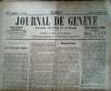 Journal de Genève. National, politique et littéraire. 89e année N° 271.. JOURNAL DE GENEVE 89e année 