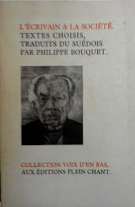 L'écrivain et la société. La bêche et la plume III.
