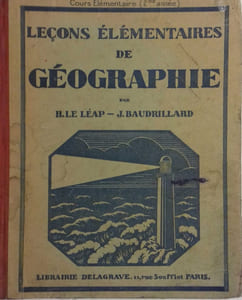 Leçons élémentaires de géographie. Cours élémentaire 2e année.