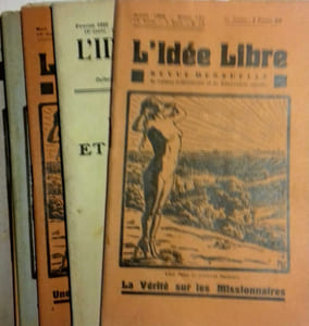 L'idée libre. 19e année - 7e série - Année complète en 11 numéros. Revue mensuelle de culture individuelle et de rénovation sociale.