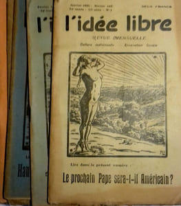 L'idée libre. 24e année - 12e série - Année incomplète, il manque le numéro de juin. Revue mensuelle. Culture individuelle - Rénovation sociale.