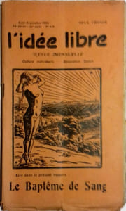 L'idée libre. 24e année - 11e série - N° 8/9. Revue mensuelle - Culture individuelle - Rénovation sociale.