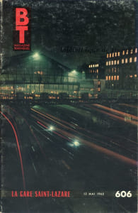 Bibliothèque de travail N° 606. La gare Saint-Lazare.