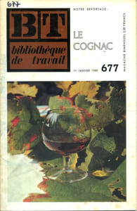 Bibliothèque de travail N° 677. Le cognac