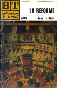 Bibliothèque de travail N° 699. La Réforme dans le Diois.