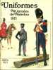 Uniformes des armées de Waterloo 1815.. PERICOLI Ugo Dessins de l'auteur pour les costumes du film "Waterloo".