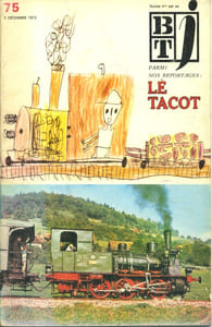 Bibliothèque de travail junior N° 75 : Le tacot. (Ligne de chemin de fer Sens-Egreville - Gare de Jouy).