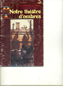 Bibliothèque de travail junior N° 198 : Notre théâtre d'ombres. Le rempailleur de chaises.
