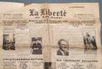 La liberté du Sud-Ouest N° 9921 du 30 mai 1936. Grèves, Front populaire…. LA LIBERTE DU SUD-OUEST 