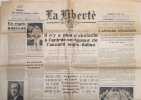 La liberté du Sud-Ouest N° 10397 du 22 juin 1938. Accord anglo-italien. Affaire Pélissier…. LA LIBERTE DU SUD-OUEST 