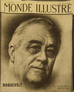 Le Monde illustré N° 4304. Numéro spécial pour la mort du Président Roosevelt. De Gaulle en Allemagne. - Rouen…