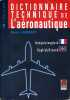 Dictionnaire technique de l'aéronautique. Français/anglais.. LAMBERT René 