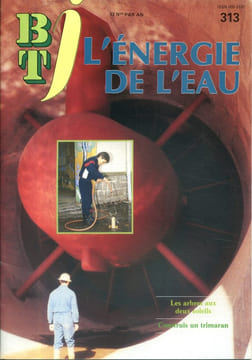 Bibliothèque de travail junior N° 313. L'énergie de l'eau.. BTJ
