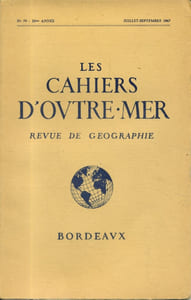 Les cahiers d'outre-mer. Revue de géographie. N° 79. La Barbade, Pêche au Cambodge, Port-Gentil au Gabon, Le café en Nouvelle-Calédonie...