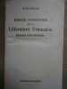 Précis d'histoire de la littérature française.. PLINVAL G. De 