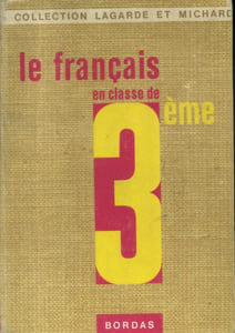 Le français en classe de troisième.