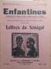 Enfantines N° 103. Lettres du Sénégal. Par le Cours complémentaire de Bellenaves (Allier).. ENFANTINES 