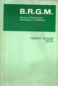 Bureau de Recherches Géologiques et Minières. Rapport annuel 1974.