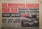 L'auto-journal 1959. Numéro 216. Les prototypes français pour 1959. Renault, Peugeot, Simca et Citroën préparent leurs armes secrètes…. L'AUTO-JOURNAL ...