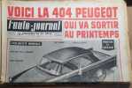 L'auto-journal 1960. Numéro 241. La 404 Peugeot. ... L'AUTO-JOURNAL 